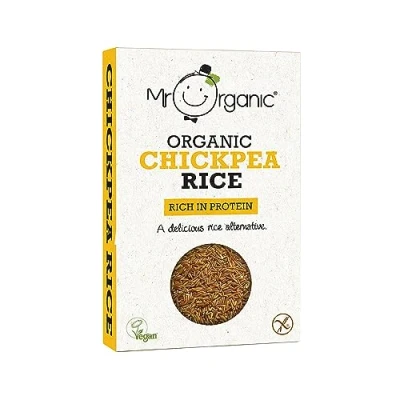 Image of Mr Organic Chickpea Protein Rice 250g Non GMO &amp; Preservative Free Gluten Vegan Made With Flour Pack of 1