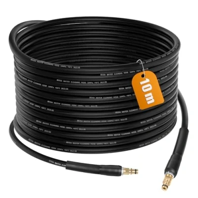 Image of MoPei 10M High Pressure Replacement Hose for Karcher K2 K3 K4 K5 K6 K7, Quick Connect System, 2610 PSI