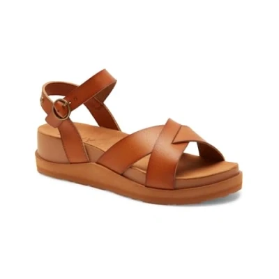 Image of Roxy Kamila Wedge sandals, Women&#039;s, Size: 8, Tan High quality imitation leather