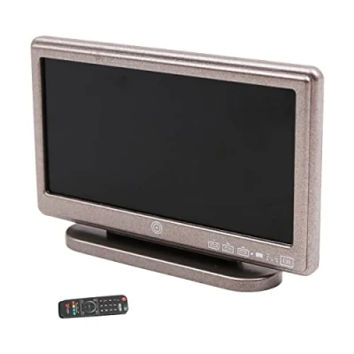 Image of WANGCL Dolls House TV 1/12 Miniature Television with Remote for Barbie Furniture Doll Accessories