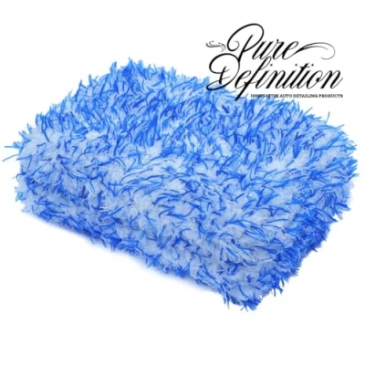 Image of Car Cleaning Microfibre Wash Pad Sponge Luxury Washing Auto Detailing Pure Definition