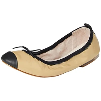 Image of Bloch Women&#039;s Classica Pearl Ballet Flat, Cappuccino, 7 UK