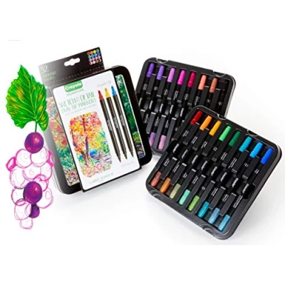Image of CRAYOLA Dual TIP Markers, Assorted Colors 16/Pkg, 16 Count (Pack of 1)
