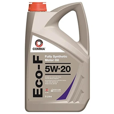 Image of COSAN LUBRICANTS Comma ECF5L Eco F 5W20 Fully Synthetic Engine Oil, 5 Liter