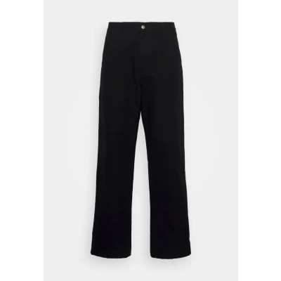 Image of Carhartt WIP Double KNEE PANT Trousers, Men&#039;s, Size: 29x32, Black rinsed