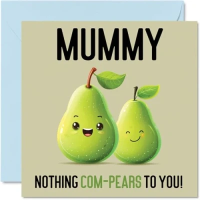 Image of Birthday Cards for Mom Nothing Com Pears Funny Happy Card from Son Daughter, Mother’s Day Mother, 145mm x Joke Greeting Women Her