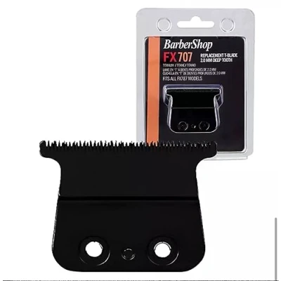 Image of Premium Fx DLC Replacement Black Blade Set for BaByliss PRO Trimmer FX787 FX726 FX707