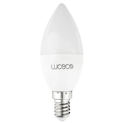 Image of British General Luceco Smart! LED Dimmable C35 Candle Bulb, 4.8 Watts, 470Lm, White