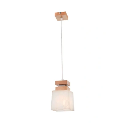 Image of Kubus Dome Pendant Ceiling Lights, Glass Shade Rustic, 1x E27