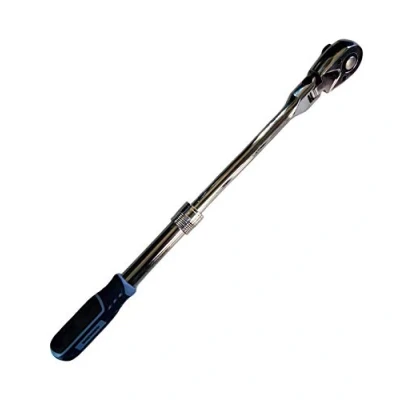 Image of Toolzone 3/8&quot; Drive Extending Flexi Head Ratchet Softgrip