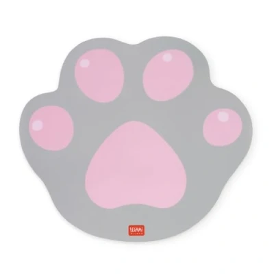 Image of LEGAMI Mouse Mat with Anti Dust and Glare PVC Surface Non slip Rubber Backing Kitty 8.8&quot; x 9.2&quot;