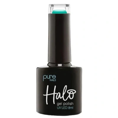 Image of Halo Stained Glass Hema Free Gel Polish Teal 8ml (HGP105)