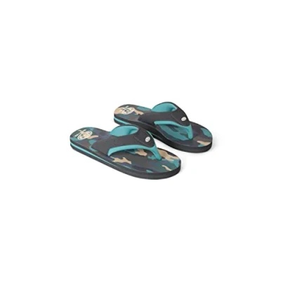 Image of Animal Jekyl Kids Flip Flops Slip on &amp; Lightweight Footwear with Soft Padded Straps for Boys Girls Best Spring, Summer, Beach Outdoors Camouflage Shoe Size 1