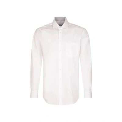 Image of Seidensticker Men&#039;s Business Shirt Regular fit Non Iron Kent Collar Long Sleeve 100% Cotton Weiß
