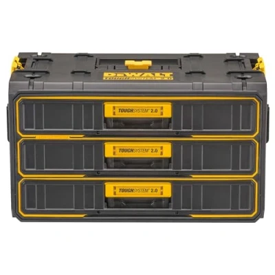 Image of DEWALT DWST08330 ToughSystem 2.0 3 Drawer Tool Storage Organizer Quantity 2
