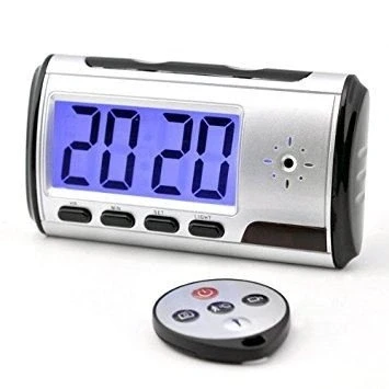 Image of PMS COVERT CAMERA ALARM CLOCK HIDDEN WITH UV STAMP