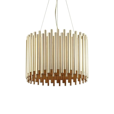 Image of Pan 5 Light Ceiling Pendant Gold