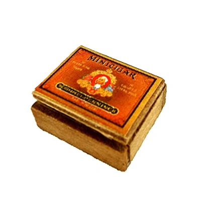 Image of Melody Jane Dolls House Box of Cigars Miniature 1:12 Scale Pub Bar Den Study Accessory