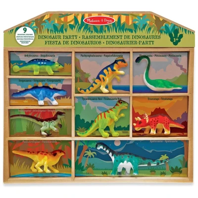 Image of Melissa &amp; Doug 12666 Dinosaur Party Play Set, Assorted Color, Kids