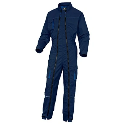 Image of Delta Plus Panoply M2CZ2 Mach 2 Double Zip Work Overalls Coveralls Boilersuit (X Large, Blue)