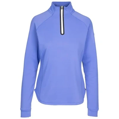 Image of DLX Womens Long Sleeve Workout Top with 1/2 Zip and Quick Dry Mhairi