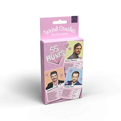 Image of Weird Crushes Game British Hunks Top Trumps Comedy Card Suitable For Family Teenagers and Adults……