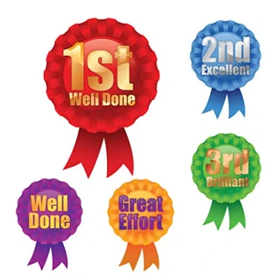 Image of School Stickers Sports Day Rosette