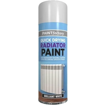 Image of YSAMAX Radiator Spray Paint, Quick Dry Aerosol, Enamel Heat Resistant, All Purpose Aerosol 400ml (1 Pcs)