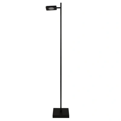 Image of Näve LED rechargeable floor lamp Lupa black height 135cm metal Touchdim