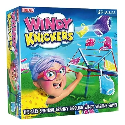Image of IDEAL windy Knickers: The silly spinning, granny giggling, washing game! Kids Games For 2 4 Players Ages 4+
