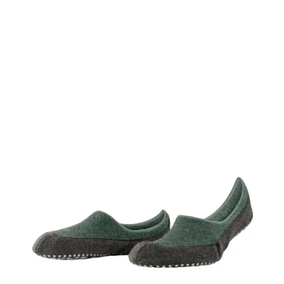 Image of FALKE Men&#039;s Cosyshoe Invisible M HP Wool Grips On Sole 1 Pair Grip socks, Green (Tundra Pine 7117), 7 8