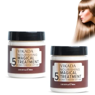 Image of Vikada Nourishing Magical Treatment 5 Seconds to Restore Soft Hair, Hair Mask, Advanced Molecular Root Treatment, Deep Conditioner for Dry Damaged (2pcs)