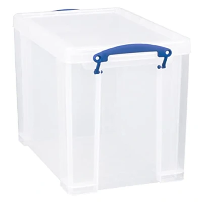 Image of Really Useful Plastic Storage Box 24 Litre Clear,465 x 270 290 cm
