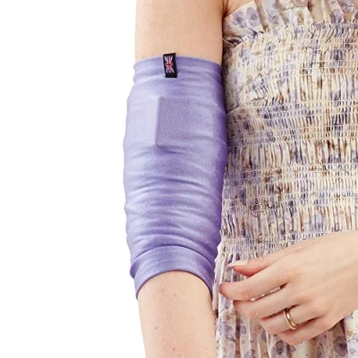 Image of LimbO PICC line Sleeve Cover &amp; Midline Soft, breathable, stretchy lycra Unisex (XS, Lilac)