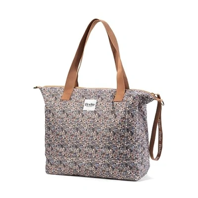 Image of Elodie Details Changing Bag Soft Shell Tote Nappy Stroller Strap and Mat included Blue Garden