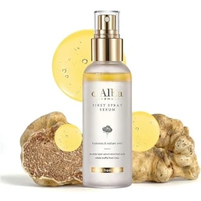 Image of Dalba Mist White Truffle First Spray Serum Mist, All In One Hydrating Glowing 3.38 fl oz, 100ml