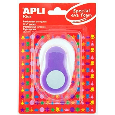 Image of APLI Kids 13301 Special Hole Punch, EVA Round, 25.4 mm