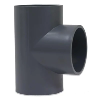 Image of 2&quot; Pressure Solvent Weld TEE Branch 3 Way Connector (60.3MM) KOI Fish Pond Pump Filter Tank Pipe Fitting