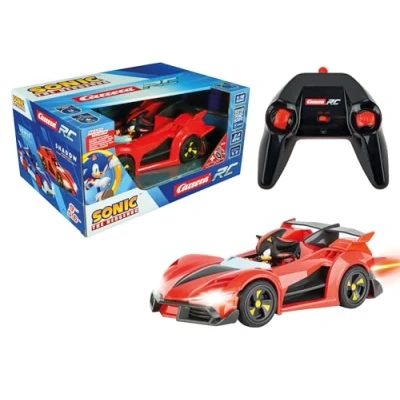Image of Carrera RC 370201064 2.4GHz Team Sonic Racing Shadow (Performance Version) Hedgehog Car, Red