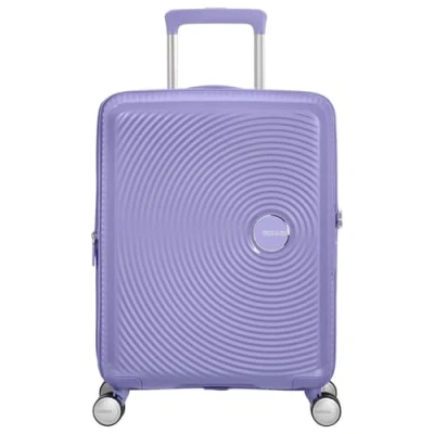 Image of American Tourister Soundbox Cabin Trolley 4 Wheels Small 55cm, Lavender, 55, Briefcase