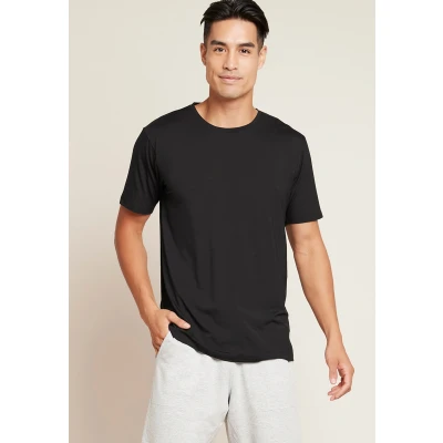 Image of Boody Organic Bamboo EcoWear Mens Crew Neck TShirt Large Black