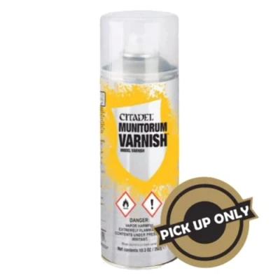 Image of Vernice Spray Citadel: Munitorum Varnish (400ml) [Shipped to Europe ONLY]