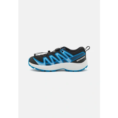 Image of Salomon Junior XA PRO V8 J Black/White/French Blue, Versatile Hiking Shoes For Comfort, Perfect Boots &amp; Trail Running Outdoors Adventures 8