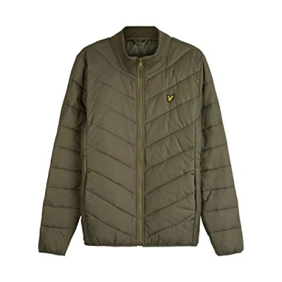 Image of Lyle and Scott Mens Puffer Jacket S Olive