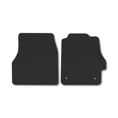 Image of Rubber Car Mats Compatible with Toyota Mr2 (2000 2008) Tailored Fit Floor Set Accessory Black Custom 4 Pieces Clips Anti Slip Backing, Heavy Duty &amp; Waterproof