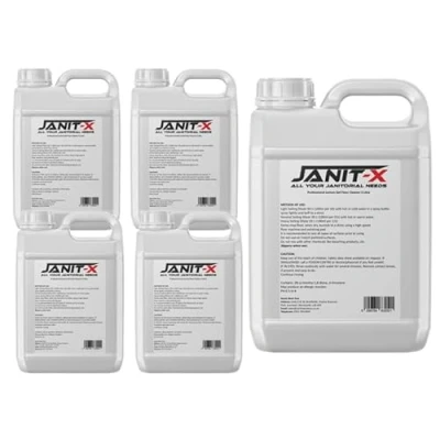 Image of Janit x Professional Fresh Lemon Gel Floor Cleaner Deodoriser 5 Litre (4 5L)