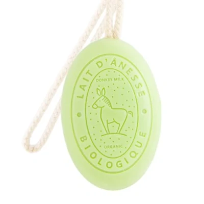 Image of Label Provence Savon de Marseille French Soap on a Rope Made With Fresh Organic Donkey Milk Verbena Fragrance 175 Grams
