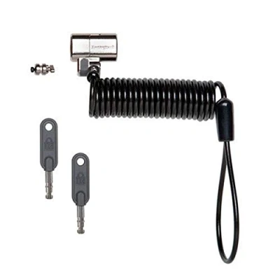 Image of Kensington ClickSafe 1.5 m Black, Silver Anti Theft Cable Cables (Wrench, m, Silver, Safe)