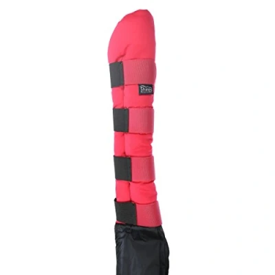 Image of Shires Arma Padded Horse Tail Guard With Bag in Pink one size