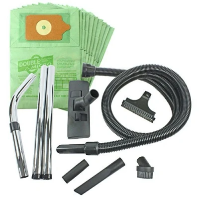 Image of Spares2go Complete Wet &amp; Dry 3m Hoover Hose, Rods, Floor Mini Tool Kit for Numatic Henry Hetty etc Vacuum Cleaners (Includes 10 x Dust Bags)